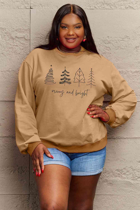 Festive Spirit Cotton Blend Sweatshirt