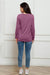 Chic Plus Size Long Sleeve Round Neck Polyester Blouse