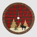 Elegant Plaid Christmas Tree Skirt - Infuse Your Home with Holiday Cheer