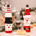 Christmas Elegance Wine Bottle Cover for Holiday Celebrations