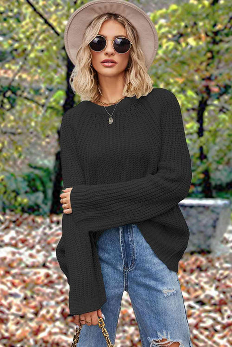 Cozy Comfort Round Neck Knit Sweater