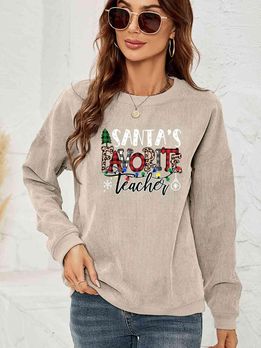 Holiday Spirit Teacher Cozy Sweatshirt