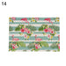 Chic Flamingo-Print Linen Table Mat for Heat Protection and Style