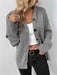 Stylish Button-Up Cozy Hooded Cardigan with Adjustable Drawstring