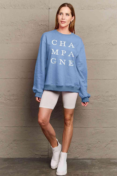 Chic Ivory Elegance Long Sleeve Cotton-Polyester Sweater