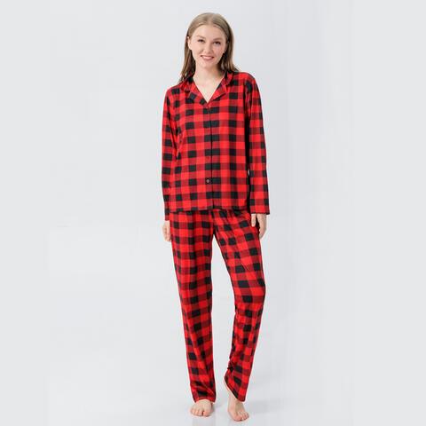 Trendy Plaid Two-Piece Set for Fashion-Forward Women