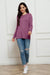 Chic Plus Size Long Sleeve Round Neck Polyester Blouse