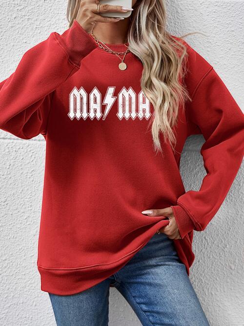 Statement Cozy Graphic Pullover Sweatshirt