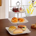 Elegant Customizable Crown Cake Stand in Stainless Steel with 3 Tiers