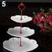 Elegant Customizable Crown Cake Stand in Stainless Steel with 3 Tiers