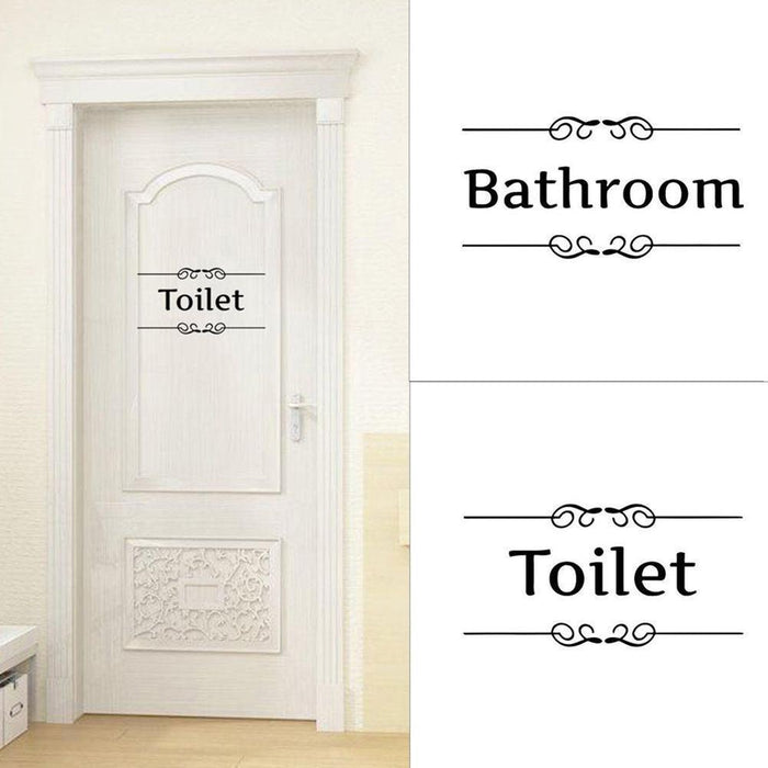 Quirky Toilet-Themed PVC Wall Decal Sticker for Bathroom Makeover