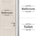 Quirky Toilet-Themed PVC Wall Decal Sticker for Bathroom Makeover