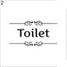 Quirky Toilet-Themed PVC Wall Decal Sticker for Bathroom Makeover