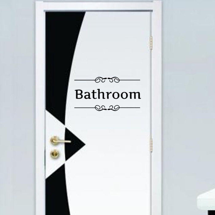 Quirky Toilet-Themed PVC Wall Decal Sticker for Bathroom Makeover