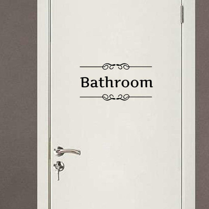 Quirky Toilet-Themed PVC Wall Decal Sticker for Bathroom Makeover