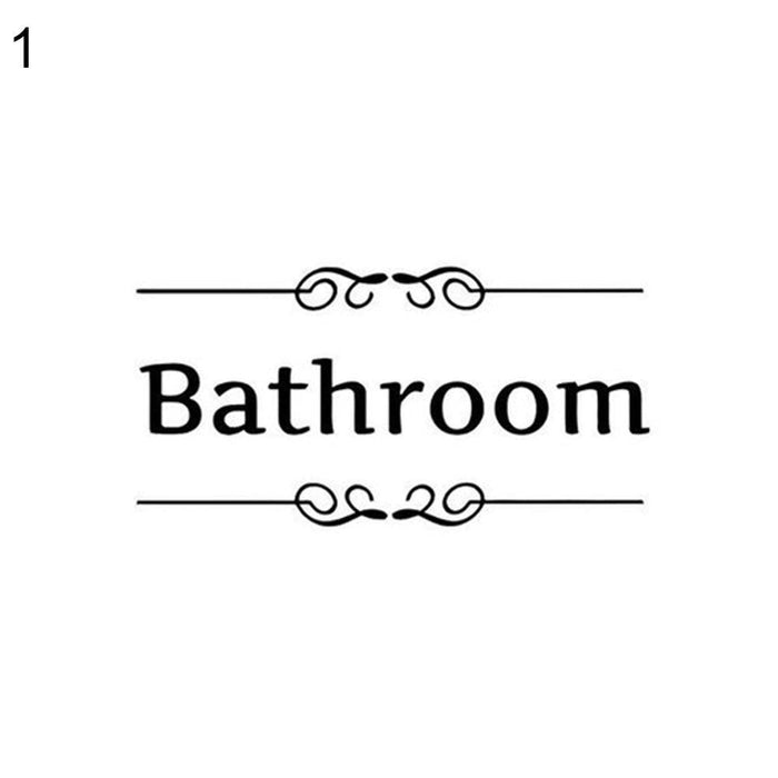 Quirky Toilet-Themed PVC Wall Decal Sticker for Bathroom Makeover