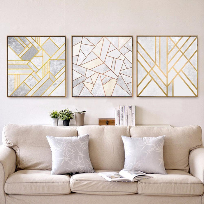 Nordic Style Irregular Abstract Art Piece for Contemporary Home Decor