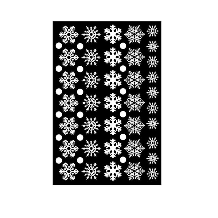 Snowflake Christmas Wall Decor Sticker for Festive Holiday Vibes