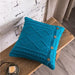 Nordic Handcrafted Double Cable Knit Diamond Pillow Cover for Cozy Scandinavian Vibes