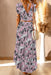 Chic Floral Frill Maxi Ensemble