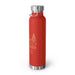 Festive Spirit 22 Oz Stainless Steel Vacuum Insulated Water Bottle with Wide Mouth