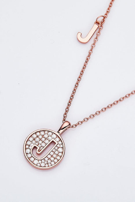 Radiant Moissanite Gemstone Pendant Necklace - Opulent Sterling Silver & 18K Rose Gold