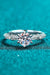 Elegant 925 Sterling Silver Moissanite Ring - Timeless Elegance and Enduring Allure