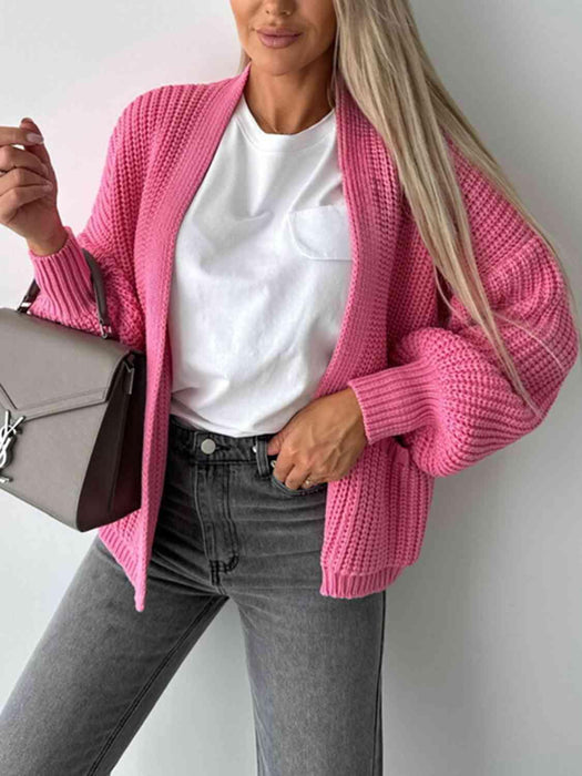 Cozy Luxe Oversized Knit Cardigan with Relaxed Sleeves