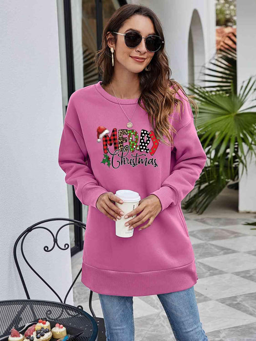 "Joyful Greetings" Christmas Graphic Holiday Sweatshirt