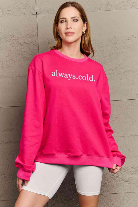 Cozy Love Always Oversized Graphic Sweater for Ultimate Comfort