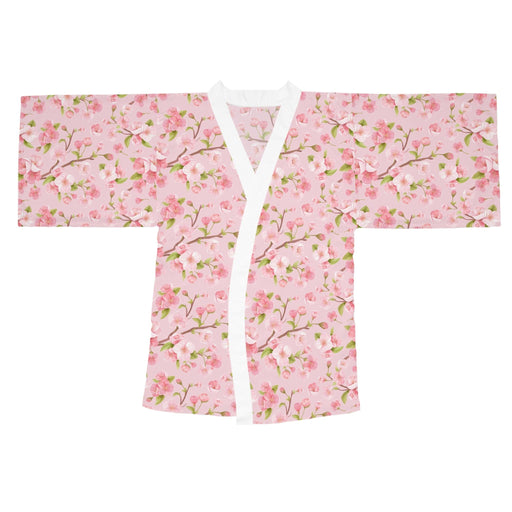 Japanese Cherry Blossom Serenity Kimono Robe - Luxurious Elegance