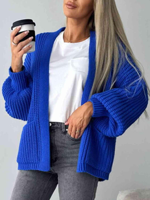 Cozy Luxe Oversized Knit Cardigan with Relaxed Sleeves