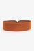 Chic Elastic PU Leather Belt with Stylish Double D Buckle