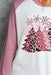 Cozy Christmas Tree Graphic Long Sleeve Top