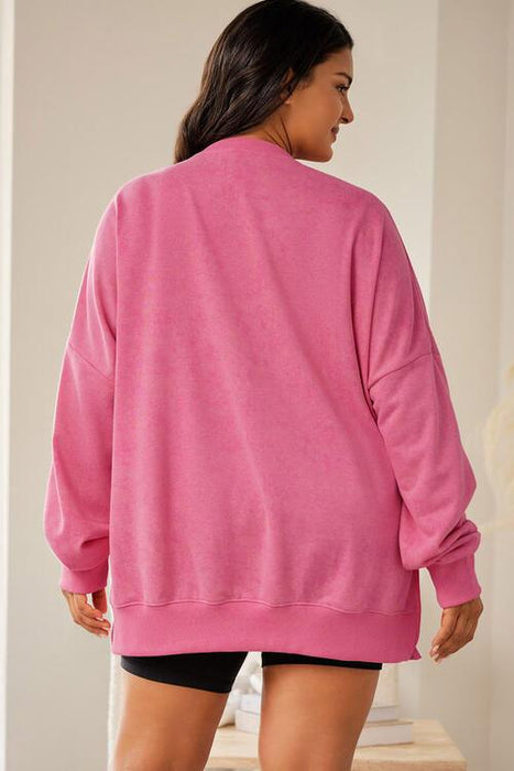 Festive Cheer Plus Size Winter Sweatshirt for Cozy Holiday Vibes