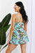 Paradise Blooms V-Neck Swimsuit Dress