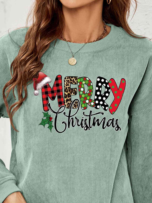 Cheerful Holiday Spirit Merry Christmas Sweatshirt