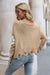 Cozy Blossom Distressed Knit Pullover