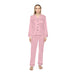 Luxurious Custom Design Pink Satin Women's Pajama Set