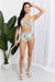 Floral Elegance High-Rise Two-Piece Swim Set