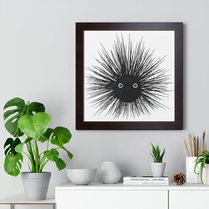 Elegant Eco-Framed Maison Vertical Art Print