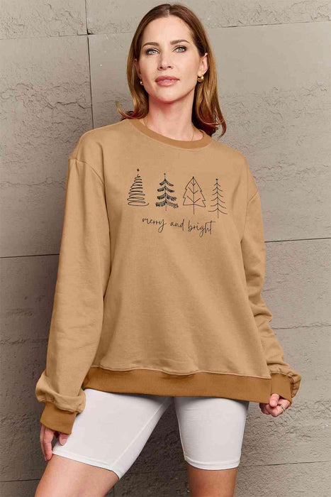 Festive Spirit Cotton Blend Sweatshirt