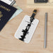 Parisian Elegance: Sleek Acrylic Travel Luggage Tag