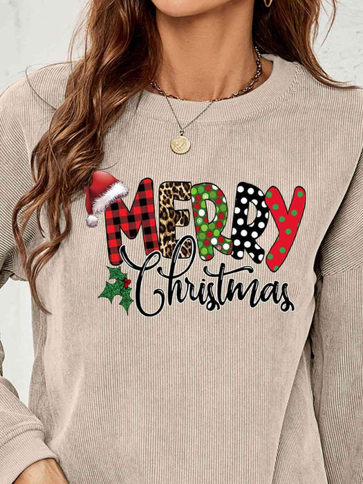 Cheerful Holiday Spirit Merry Christmas Sweatshirt