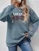 Cozy Alphabet Crewneck Sweater in Timeless Style