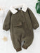 Cozy Corduroy Baby Jumpsuit: Trendy Winter Outfit for Your Little One