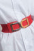 Chic Elastic PU Leather Belt with Stylish Double D Buckle