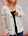 Stylish Geometric Patterned Button-Up Cardigan - Your Must-Have Fashion Staple