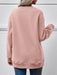 Cozy Oversized Polyester Round Neck Sweatshirt for Ultimate Comfort