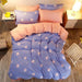 Luxurious Polyester/Cotton Bedding Set with Duvet Cover and Pillow Shams for Ultimate Comfort